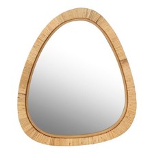 Miroir Mural Design "Dusty" 46cm Naturel