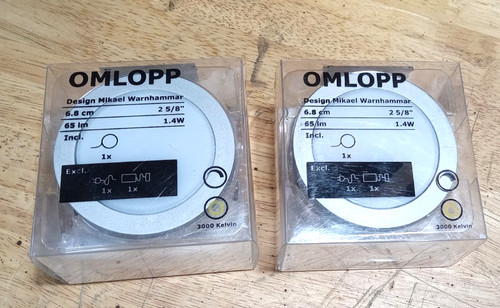 Ikea omlopp puck - lights, 2x