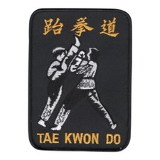 Insigne Brodé D'Arts Martiaux - Patch De Kimono TKD De Taekwondo