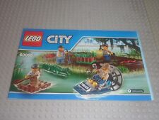 LEGO Notice de Montage Instruction City Set 60066 Swamp Police Starter Set