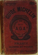 Guide rouge MICHELIN 1905