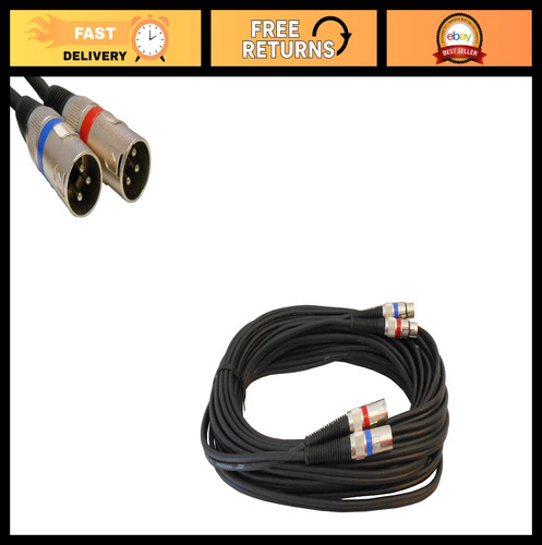 Integrated dual 50ft xlr male - integrated,