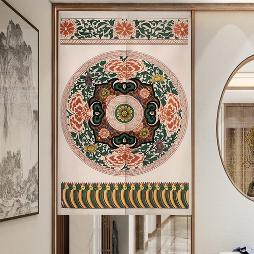Style chinois porte rideau - style,