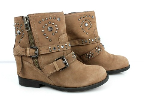 Geox bottines cuir nubuck - bottines, en