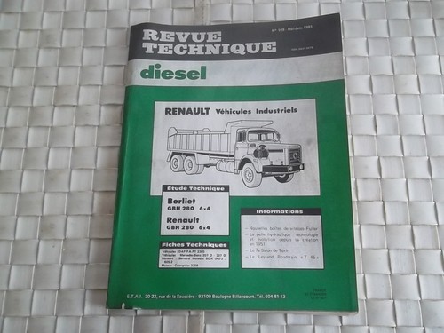 Revue technique camion berliet - camion,