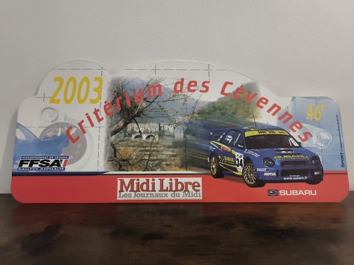 Plaque automobile critérium - plaque,