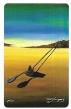 RARE / CARTE TELEPHONIQUE - SALVADOR DALI : PEINTRE PEINTURE ART KUNST PHONECARD