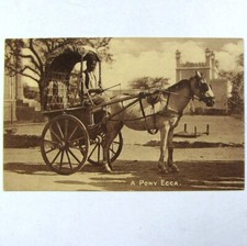 cpa Inde A pony Ecca c1915 Bombay Clifton photographie poney attelage