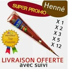 🇨🇵 Cone de henné henna KAVERI Marron 🚚 Livraison suivi OFFERTE ✅ PROMO 