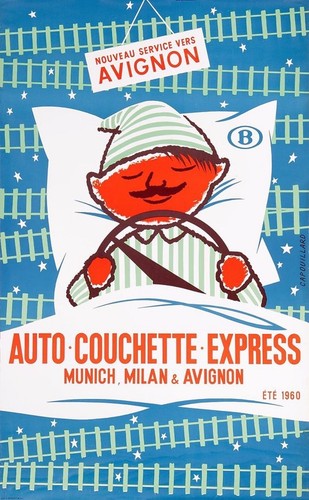 Affiche poster train sncf - affiche,