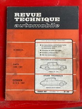 RTA revue technique N°250 CITROEN DS ID 19 B  J16