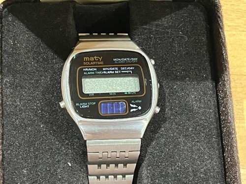 Ancienne montre maty solartime - ancienne,