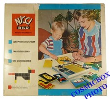 NICCI BILD jeu de construction ancien MOSAIK im BAUKASTEN ancêtre briques