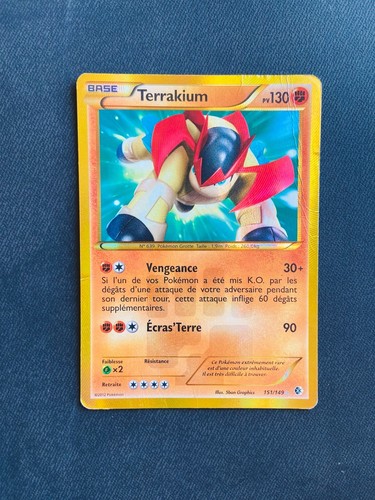Carte pokémon terrakium - carte,