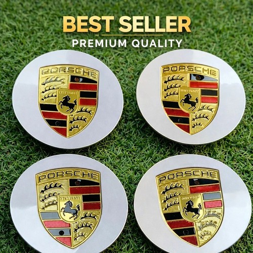 Porsche silver center caps - porsche,