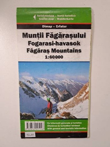 Carte randonnée munții - carte,