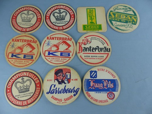 Lot sous bock anciens - 10,