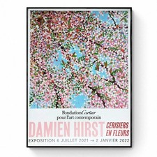 Damien Hirst, Cherry Blossom 1/6, Poster de l'exposition