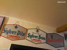 3 plaques tôle non émaillée