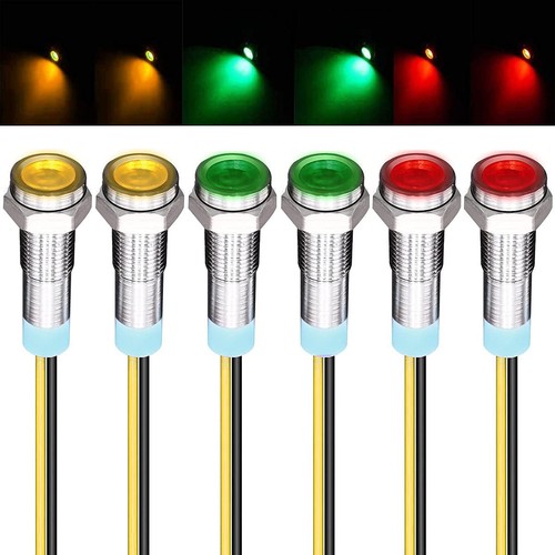 6pcs 220v 230v 6mm - 6mm, led