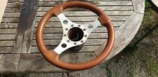 VOLANT EN BOIS DE VOITURE ANCIEN VINTAGE MADE IN FRANCE POUR VOLKWAGEN GOLF GTI 