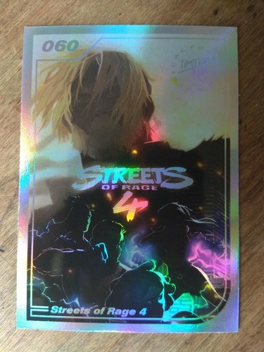 Limited run trading card - run,