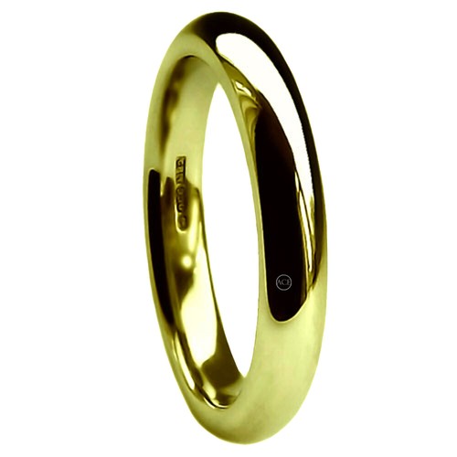 4mm 18ct jaune - 18ct, mariage