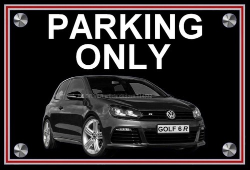 Plaque parking only - ",