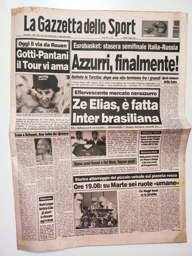 Gazetta dello sport juillet - sport,