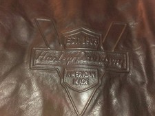 VESTE EN CUIR NOIR HARLEY