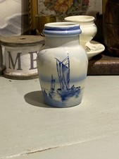 POT A MOUTARDE EN FAÏENCE DE