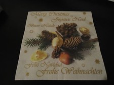 4 SERVIETTES EN PAPIER thème