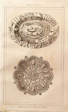 GRAVURE FRANCE XVI éme  "  VASES EMAILLES DE BERNARD PALISSY  "