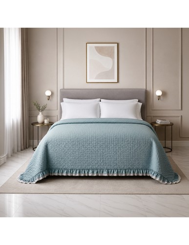 Couvre lit double matelassé - double,