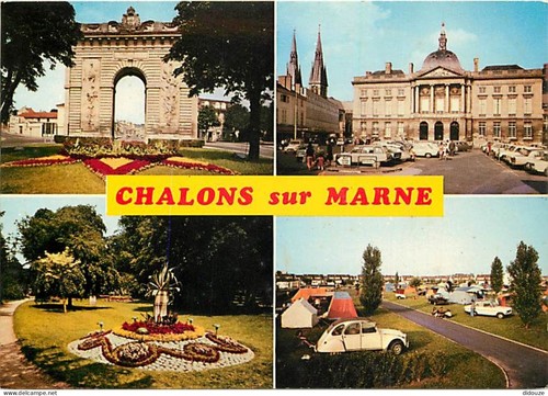 Carte postale chalons - postale,