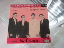 Vinyle 45T 7" The Crickets - Dansons Gaiement Vol.14  Rockabilly Repress.