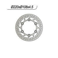 DISQUE DE FREIN ARRIÈRE NG