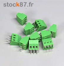 975-3# Bornier à vis vert 3