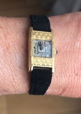 montre or 18k art deco soirée femme