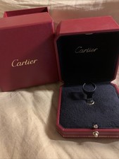 GROS ÉCRIN CARTIER JOAILLERIE PRÉSENTATION POUR  BAGUE 8,5/8,5/7cm AvecSur Boîte