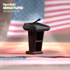 1/64 Speech Podium Desk Scene