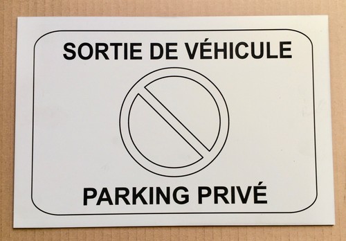 Plaque panneau stationnement - plaque,,