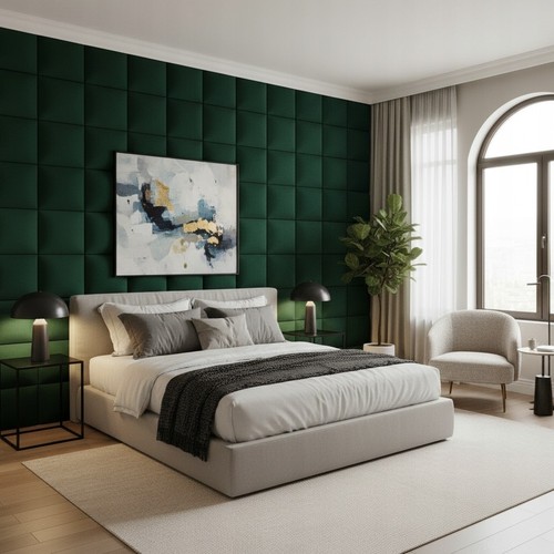 Panneau rembourré coussin