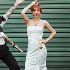  4pcs en peluche ours suspendus Bouquet de mariage pendentif ornements adorables