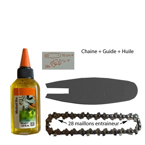 Chaîne guide adaptable - chaîne,