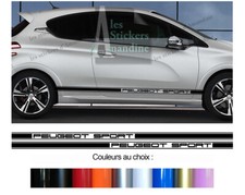 2 X BANDES POUR  PEUGEOT SPORT 208 RALLYE JDM DRIFT AUTOCOLLANT STICKER BD591-7