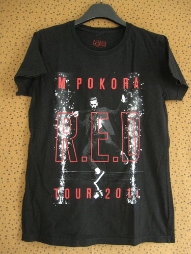 Tee shirt pokora red - shirt,