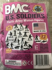 Figurines, 36 PIECES !! U.S Army Women 1/32 BMC COMPLET  Armée américaine femmes