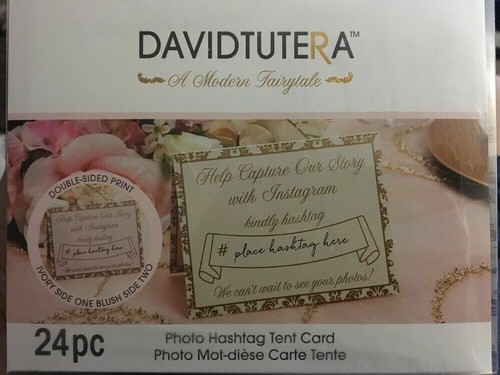 Photo hashtag tent card - hashtag,