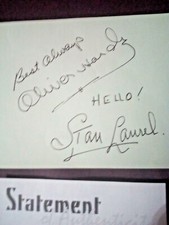Laurel and Hardy Signature